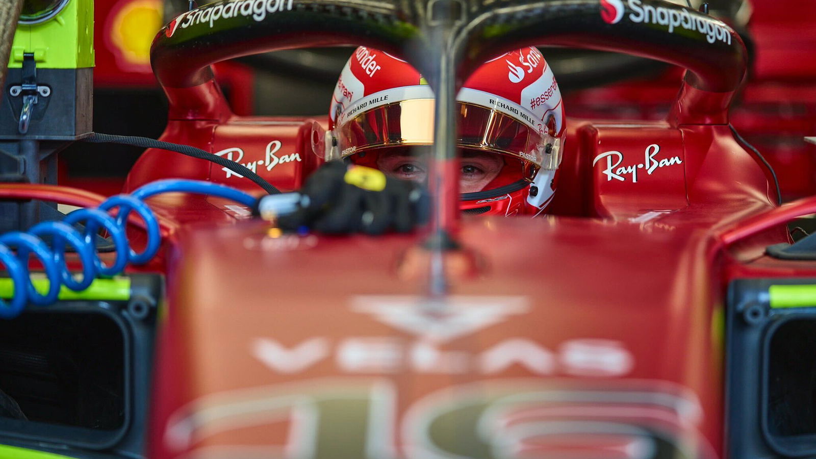 Leclerc fastest in delayed F1 practice before hitting wall
